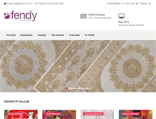 Tablet Screenshot of fendy.com.tr